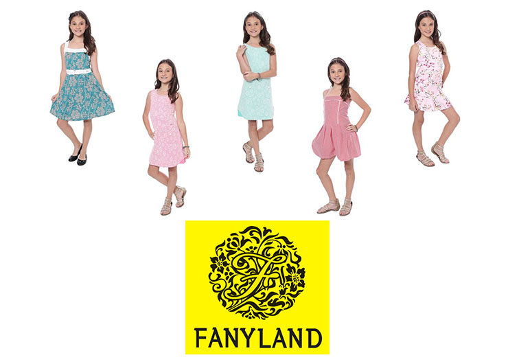 Modelo Leticia Magosso na campanha da marca FanyLand para Privalia.