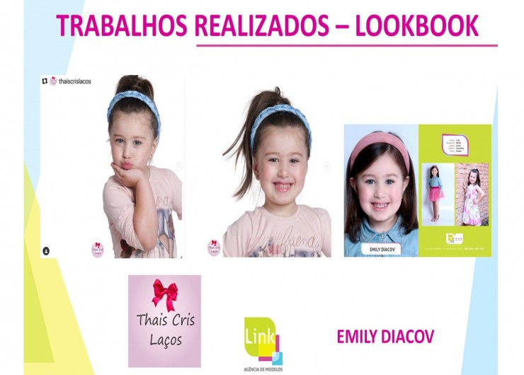 THAIS CRIS LAÇOS - Lookbook Modelo EMILY DIACOV