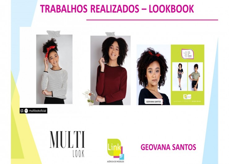 MULTILOOK - Lookbook Modelo GEOVANA SANTOS