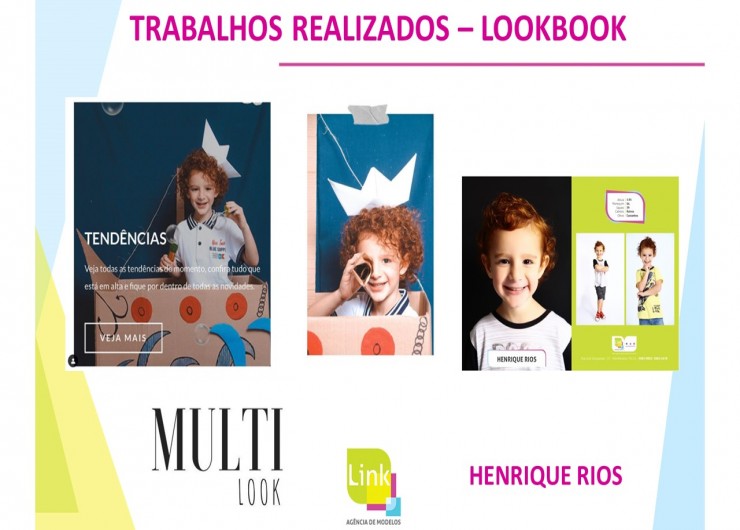 MULTILOOK - Lookbook Modelo HENRIQUE RIOS