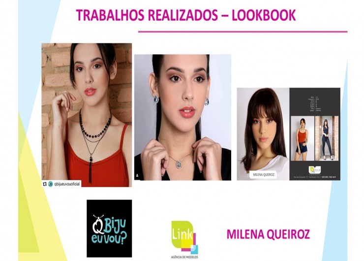 Q BIJU EU VOU - Lookbook Modelo Milena Queiroz