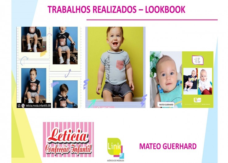 LETICIA CONFECÇÃO INFANTIL - Lookbook Modelo MATEO GUERHARD