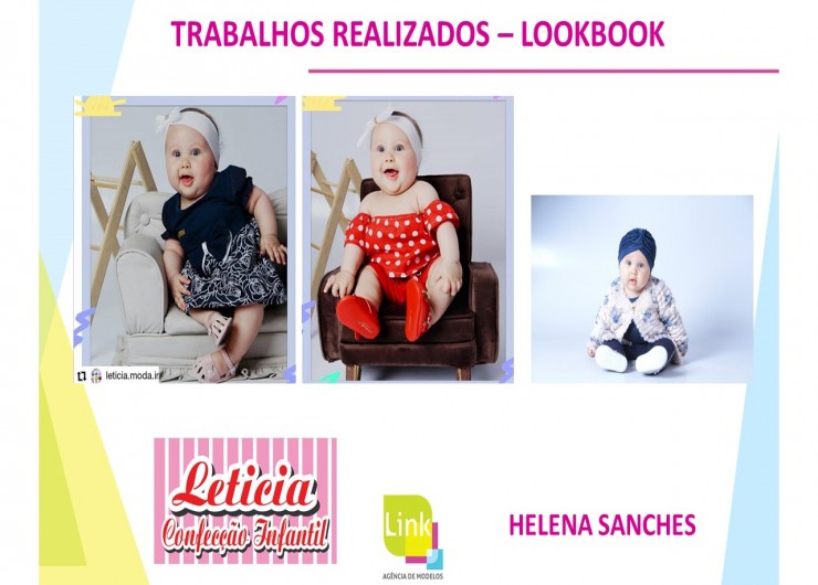 LETICIA CONFECÇÃO INFANTIL - Lookbook Modelo HELENA SANCHES
