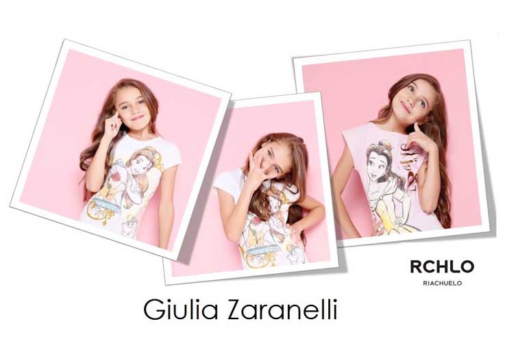 Modelo Link Giullia Zaranelli na campanha da Riachuelo