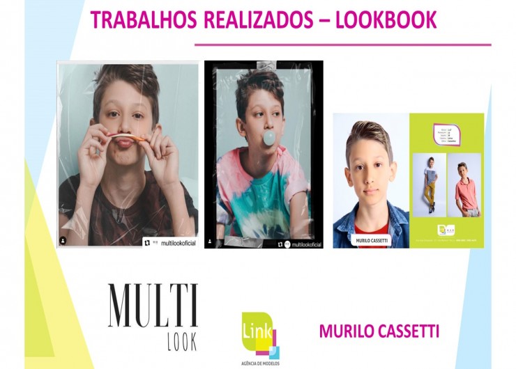 MULTILOOK - Lookbook Modelo Murilo Cassetti