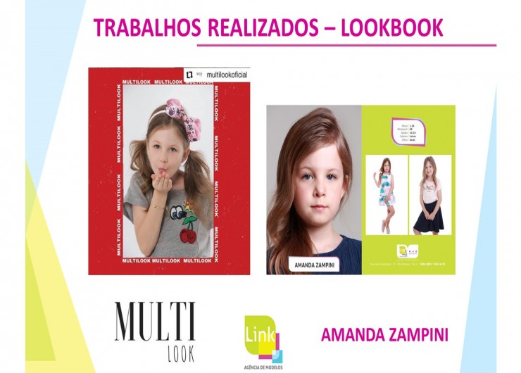 MULTILOOK - Lookbook Modelo AMANDA ZAMPINI