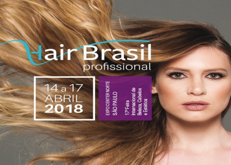 Modelo Link transformando o visual para Hair Brasil
