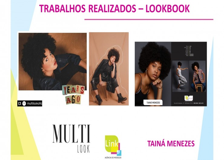 MULTILOOK - Lookbook Modelo Tainá Menezes