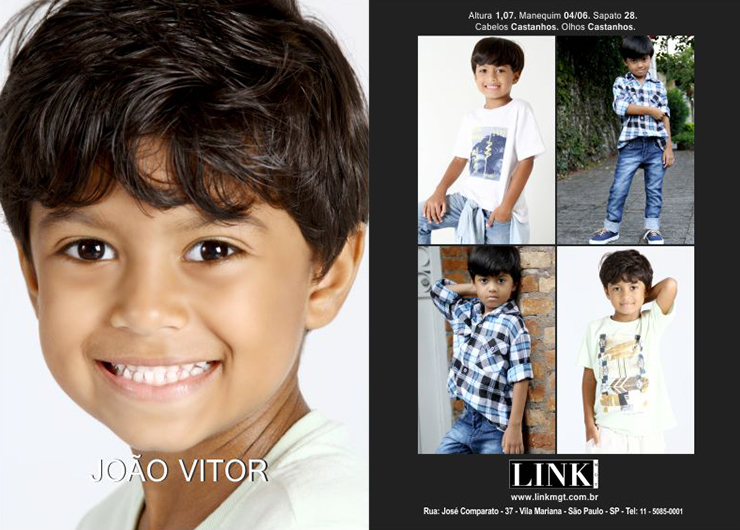 João Vitor - Look Book da marca Reserva Mini