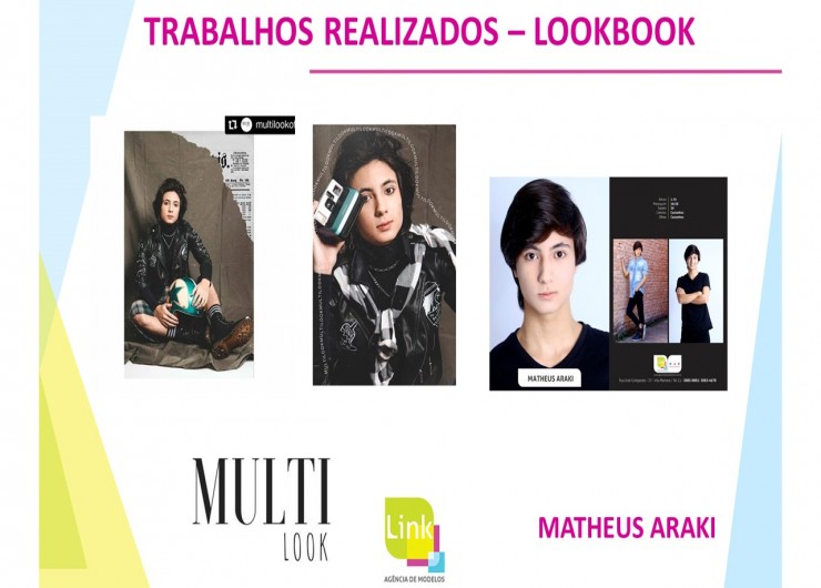 MULTILOOK - Lookbook Modelo Matheus Araki