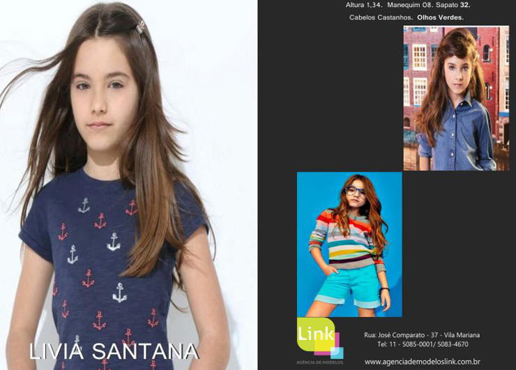 Modelo Livia Santana aprovada pela Riachuelo